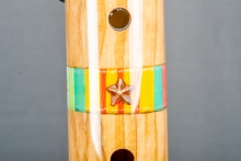 Tuscany Olive Wood  Native American Flute, Minor, Low D-3, #P5A (14)